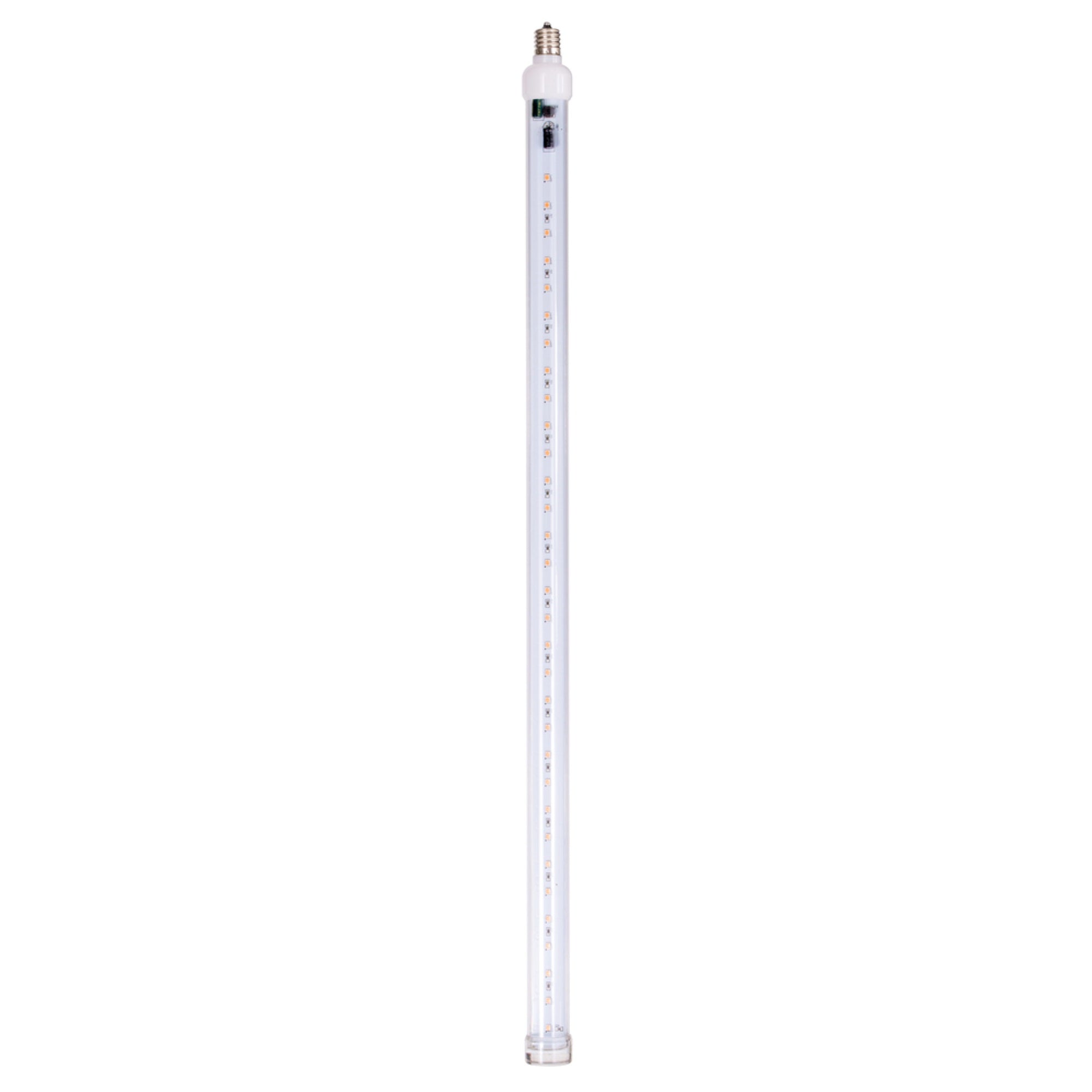 Vickerman 5 Pack of 24in Pink LED Snowfall Tube Bulbs, C9-E17 Nickel Base, 64 SMD Doublesided Diodes