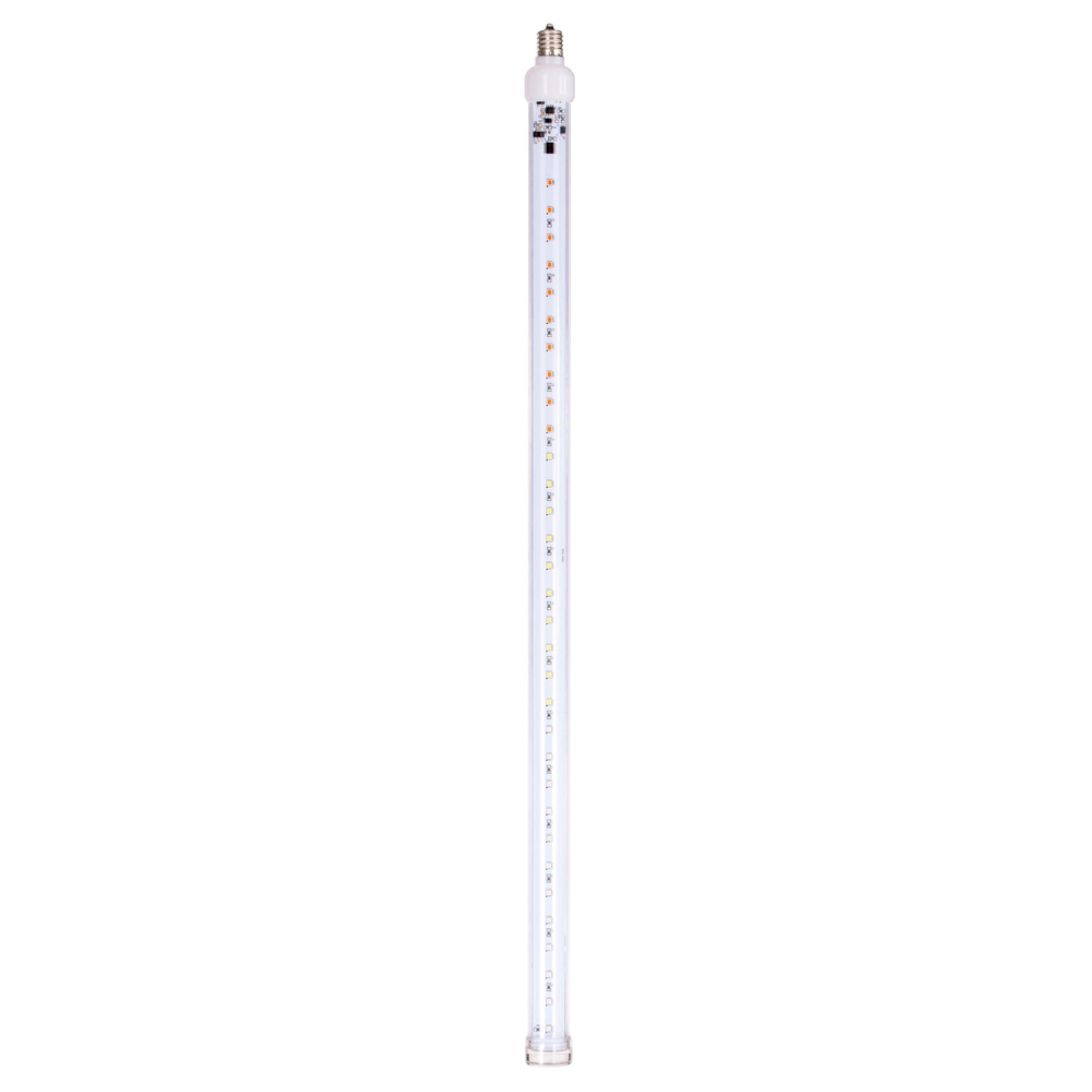 Vickerman C9 LED Snowfall Tube Bulb, 24in Red-White-Blue, 5 Pack, Model XS24C121