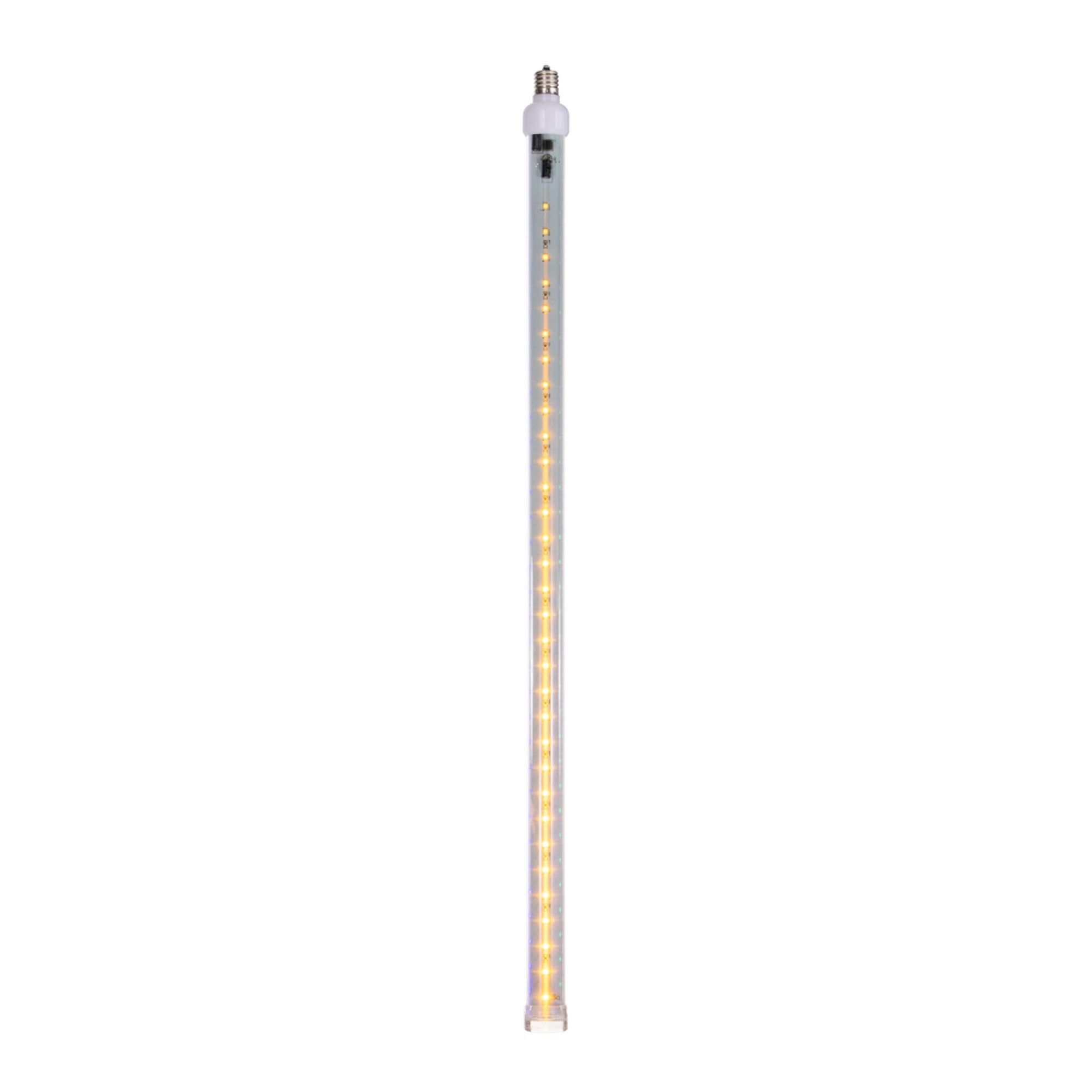 24 inch Yellow C9 LED SnowFall Tube 5Pk