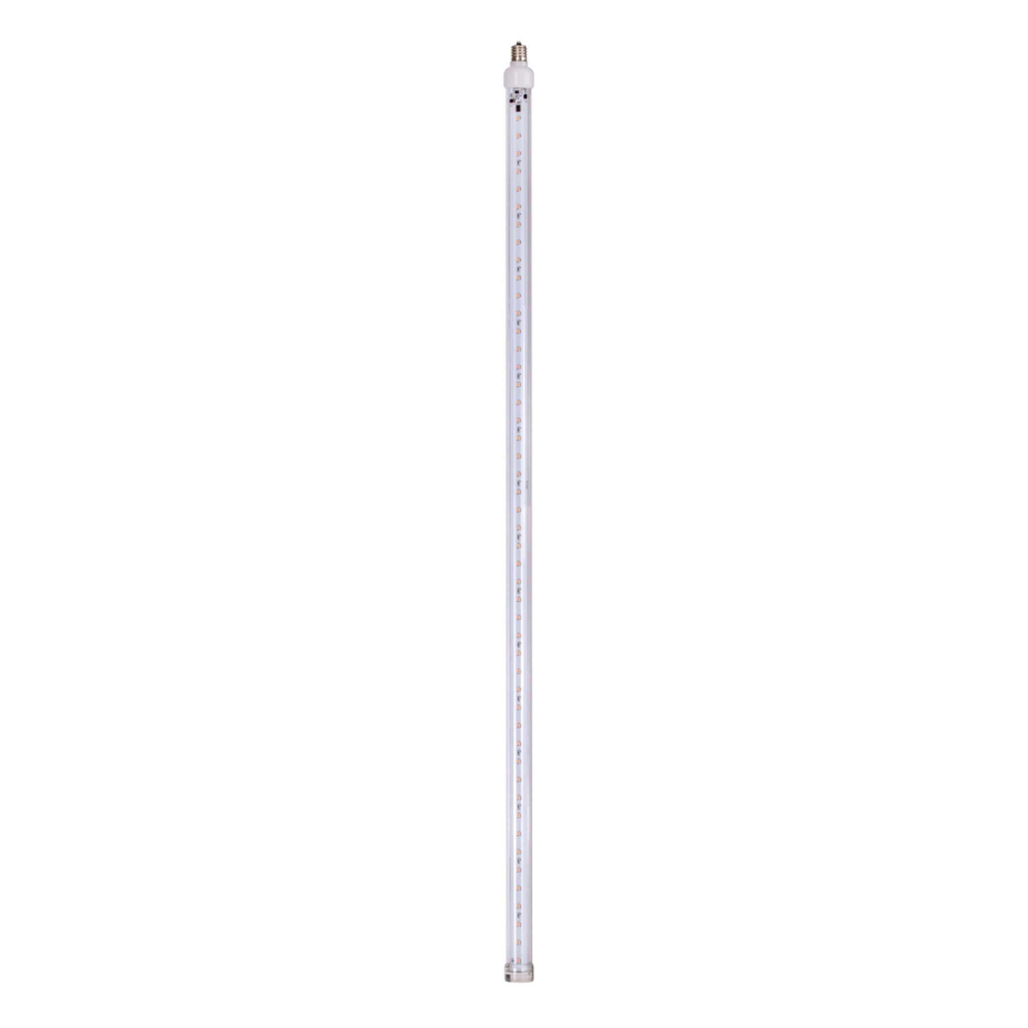 Vickerman 5 Pack 36in Pink LED Snowfall Tube Bulb, C9-E17 Nickel Base, 96 SMD Double-Sided Diodes, Model XS36C100