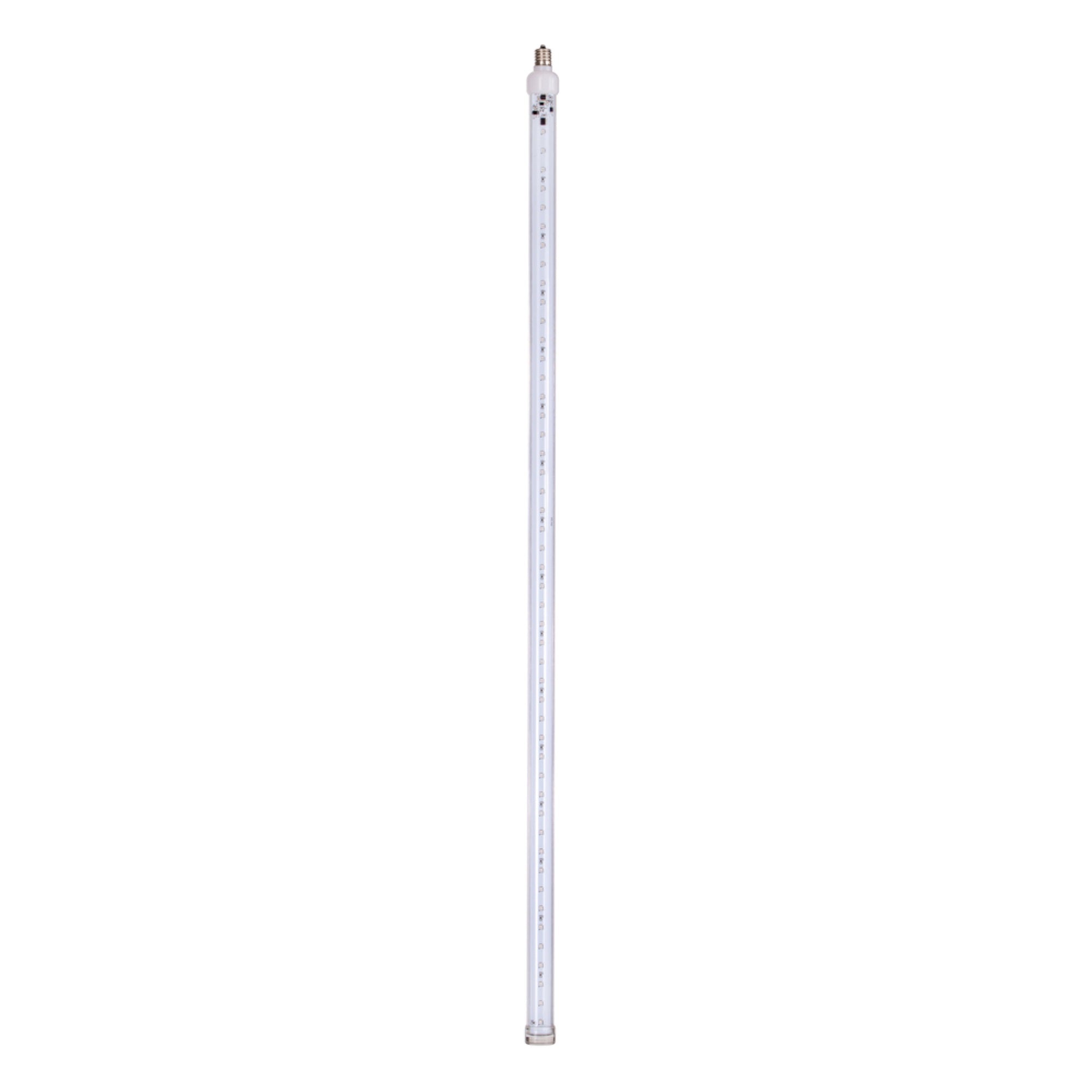 Vickerman 5 Pack Blue LED Snowfall Tube Bulbs, 36in C9-E17 Nickel Base, 96 SMD Doublesided Diodes, Model XS36C92