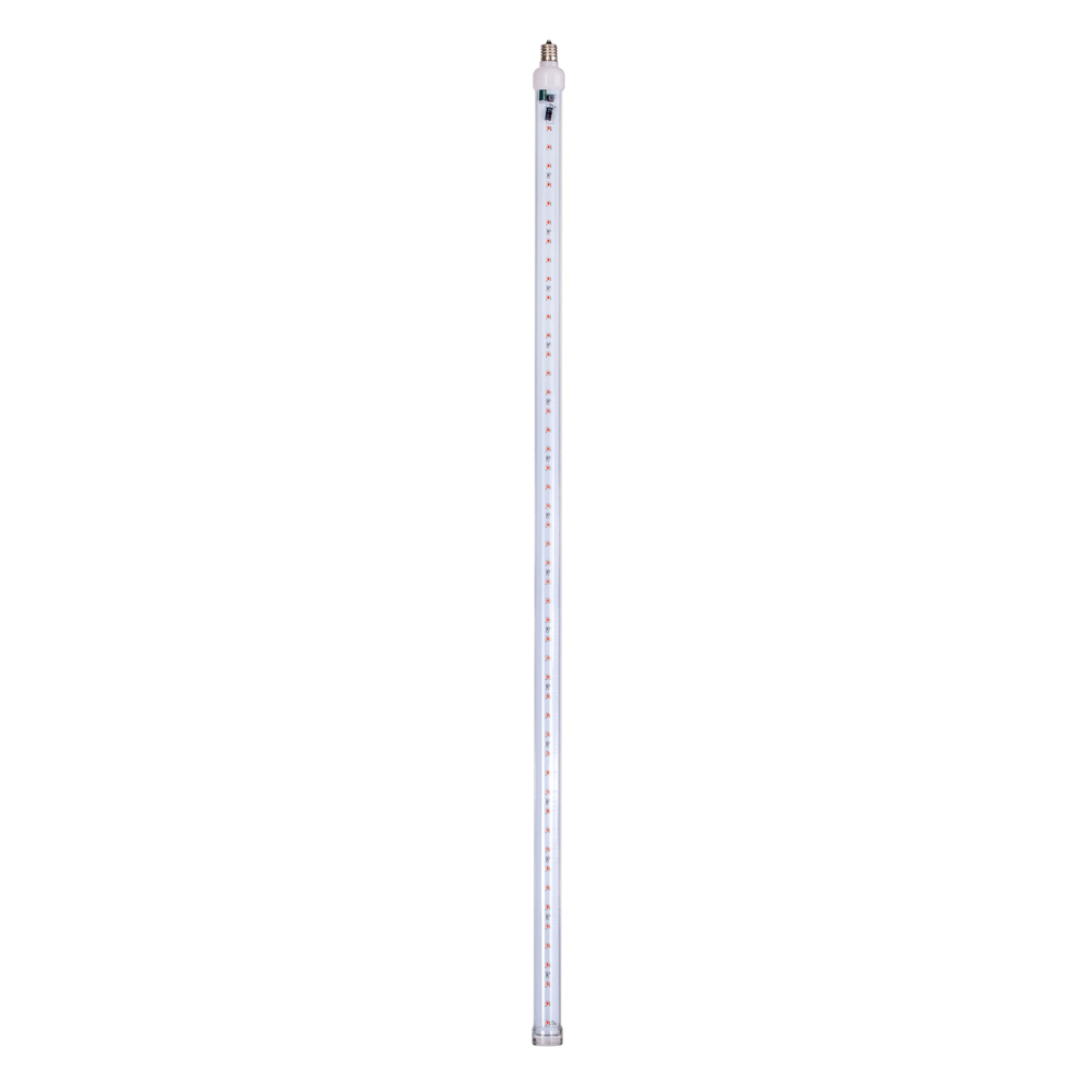 Vickerman LED Snowfall Tube Bulb, 36in Red, 5 Pack, 96 SMD Double-Sided Diodes, C9-E17 Nickel Base, Model XS36C93