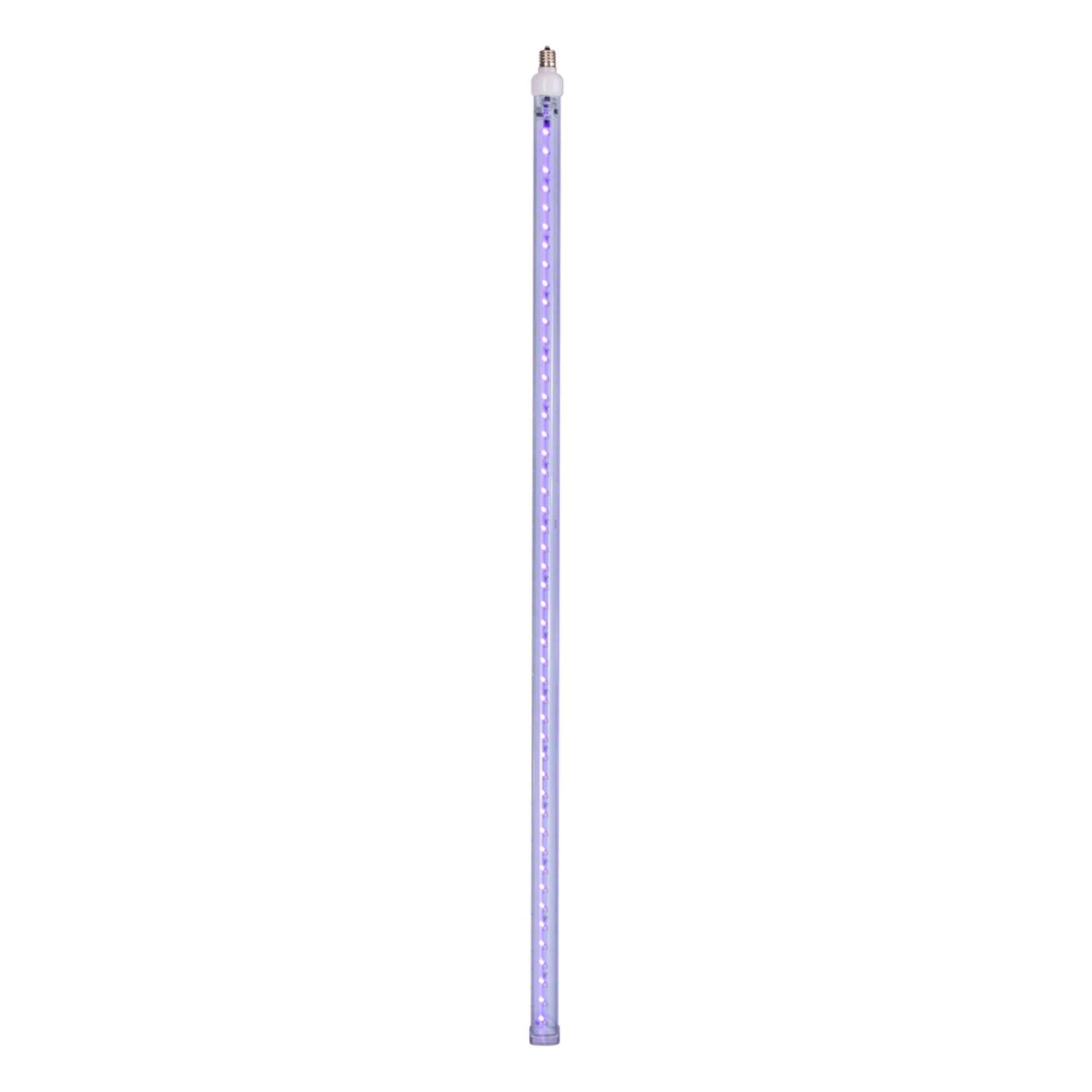 Vickerman 5 Pack 36in Purple LED Snowfall Tube Bulb C9-E17 Nickel Base