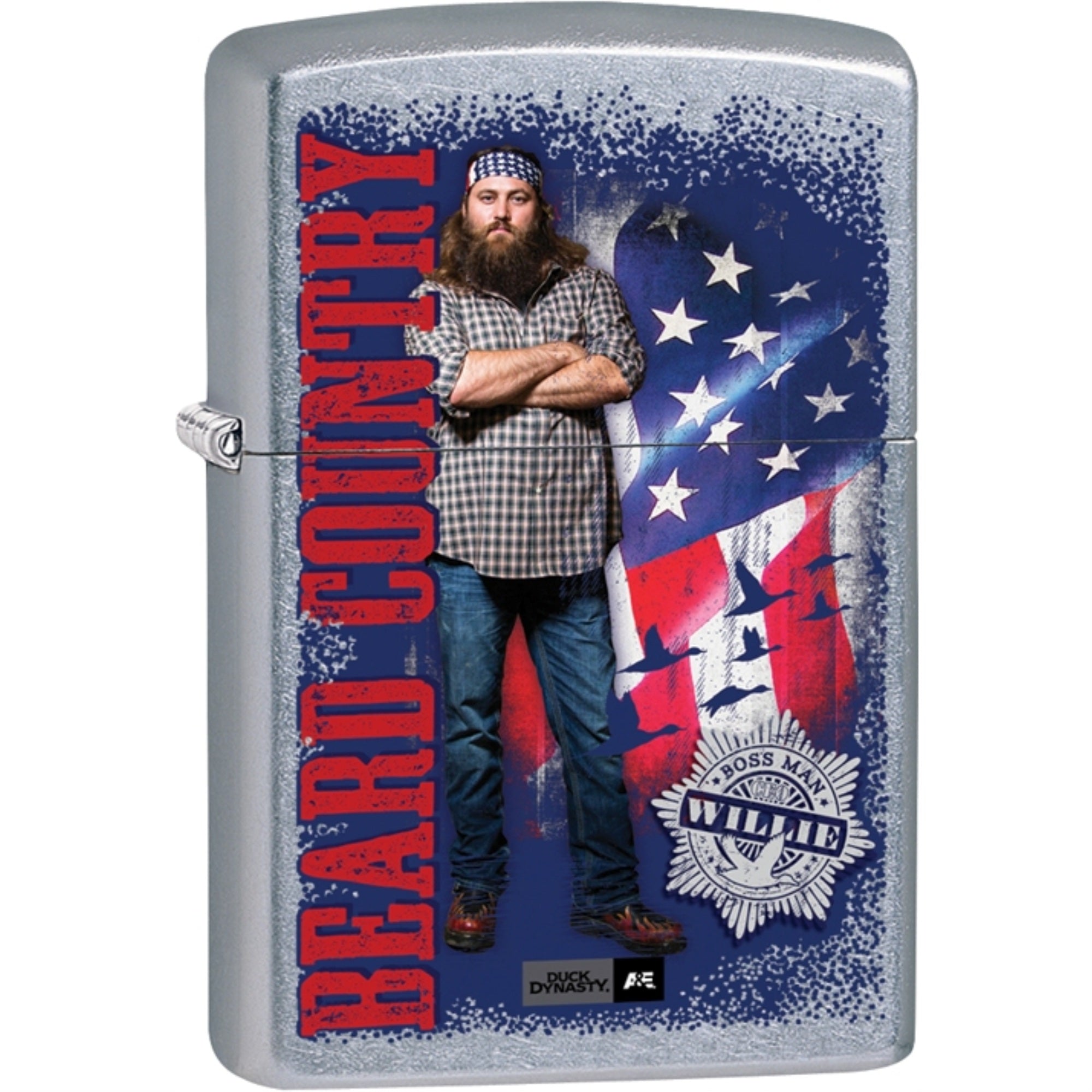 Zippo 207 Ci016922 Duck Dynasty Willie Beard Country Lighter