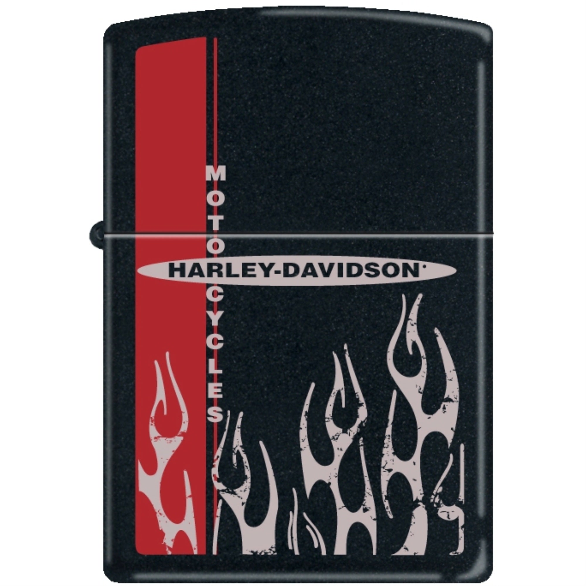 Zippo Hd Flames Black Matt