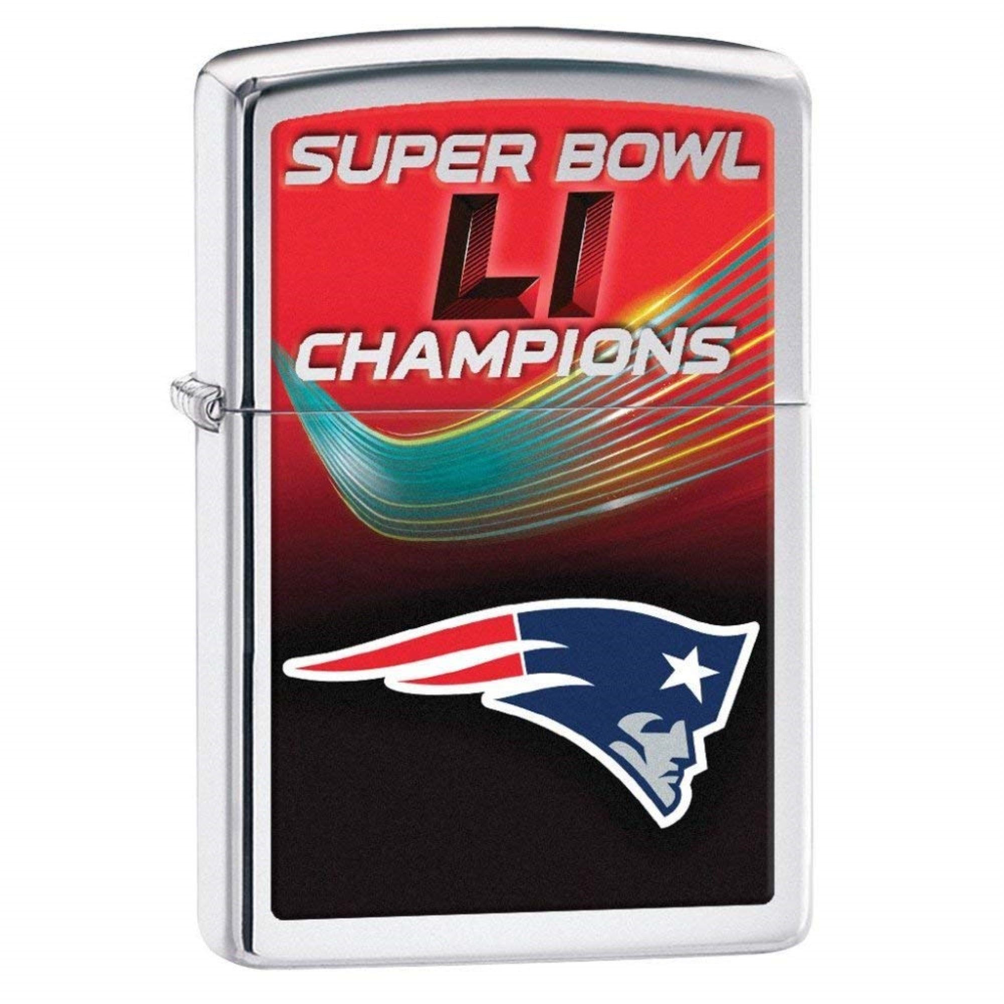 2019 ZIPPO NFL Super Bowl 51 New England Patriots High Polish Chrome