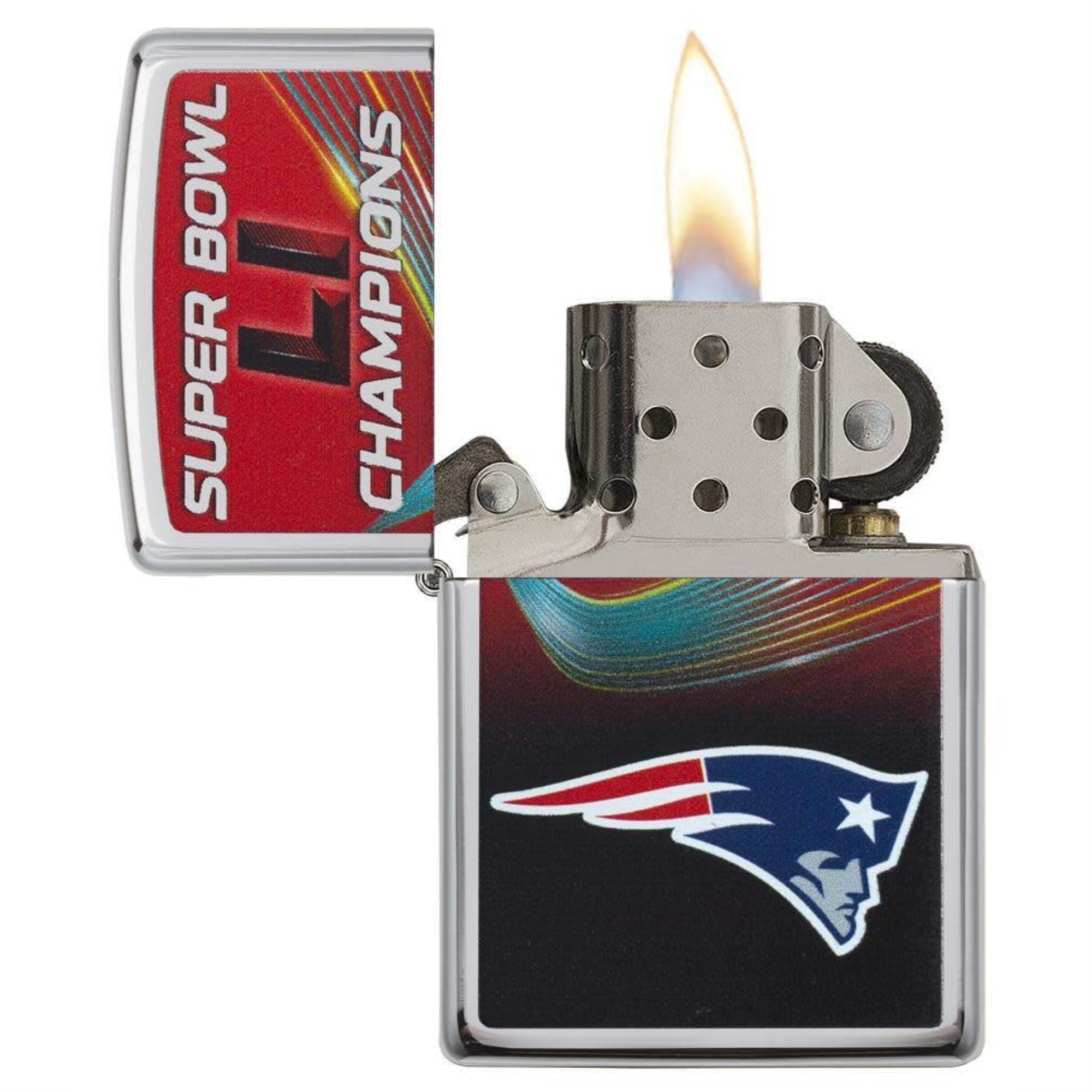 2019 ZIPPO NFL Super Bowl 51 New England Patriots High Polish Chrome