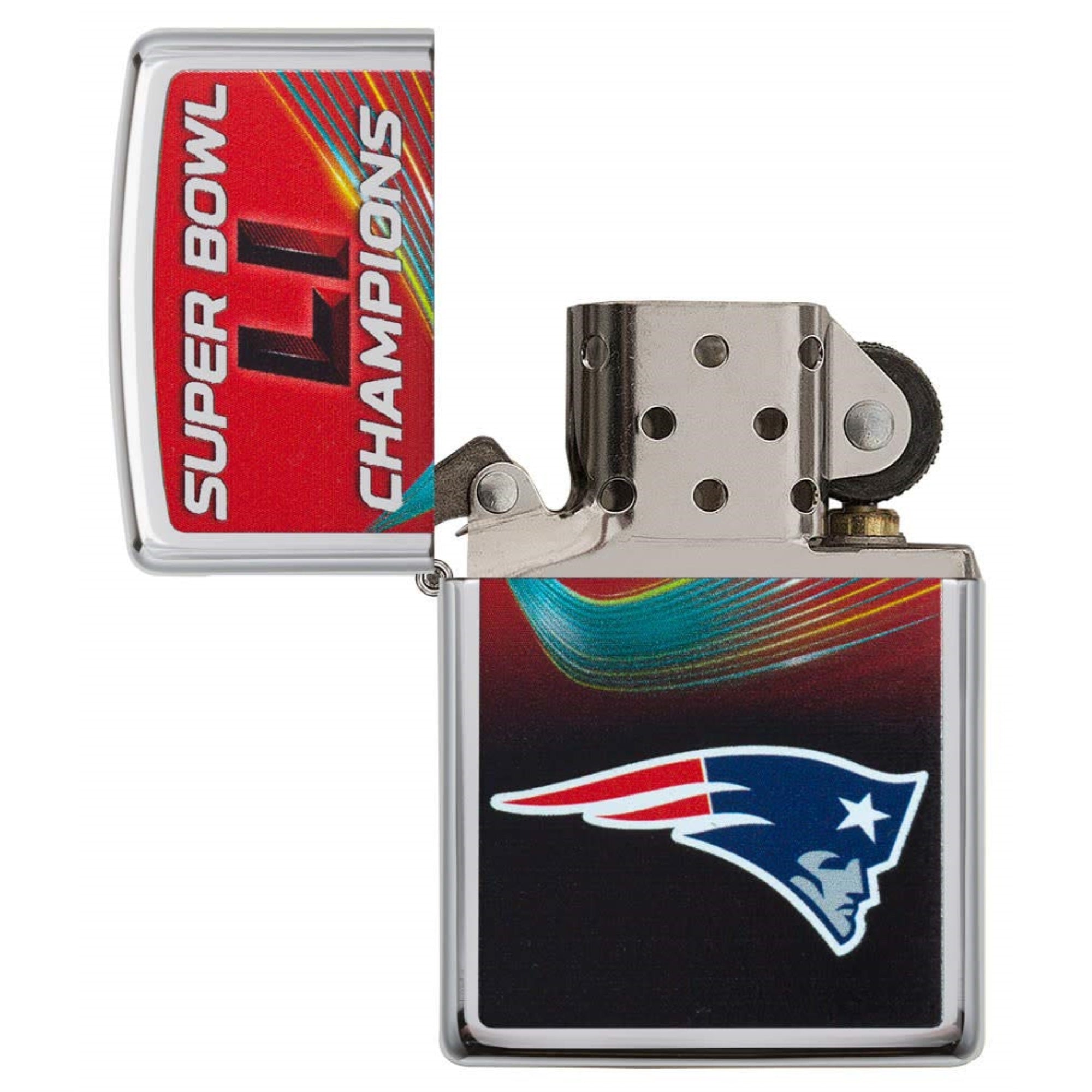 2019 ZIPPO NFL Super Bowl 51 New England Patriots High Polish Chrome