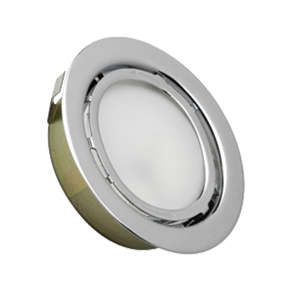 Aurora 1 Light Recessed Disc Light In Chrome