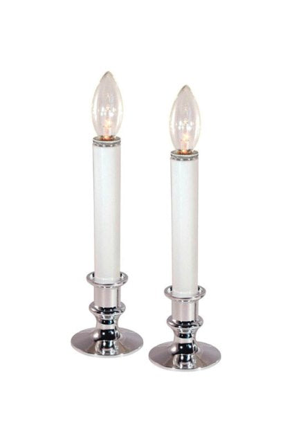 celebrations 1524-71 9 in Battery Operated Silver candolier - pack of 12