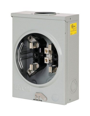 Eaton Cutler-Hammer 200 Amp Ringless Overhead Meter Socket, Model UFHTRS202BCH, One Size, Plastic
