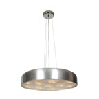 Access Lighting 70084LEDD-BSL-AcR Meteor Dimmable LED Pendant- Brushed Steel & White Acrylic - D 23 x H 45 in