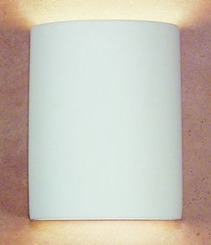 A19 Tilos Wall Sconce - White, Modern Design, Durable Material