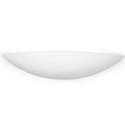 A19 Maui Wall Sconce, Model 1200, White Finish, Modern Design