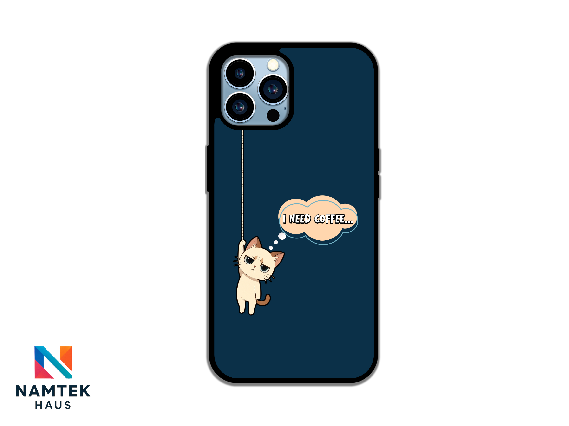 Grumpy Cat "I Need Coffee" Phone Case