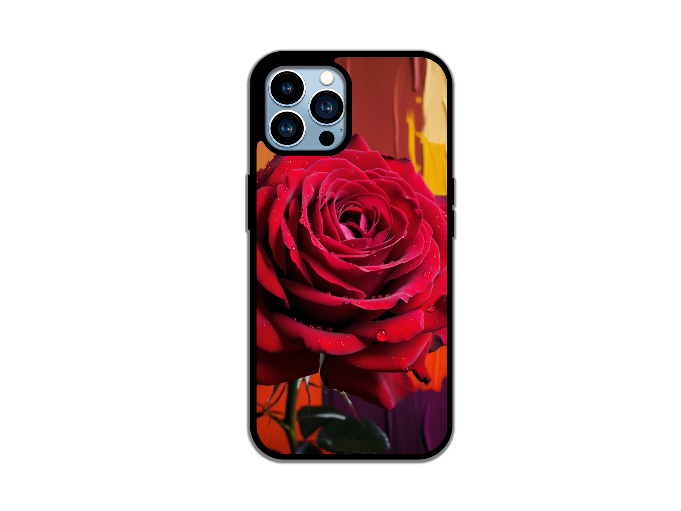 "Crimson Bloom" Elegance Phone Case