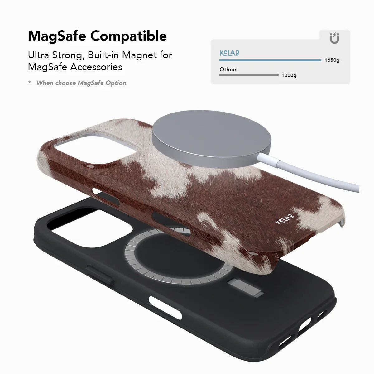 Rodeo Drive | Brown Cow Print Phone Case