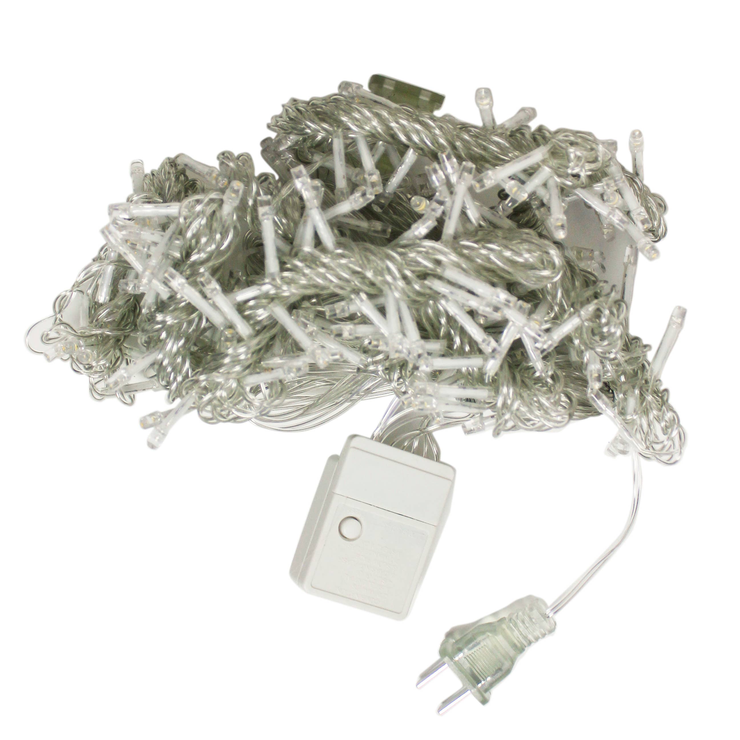 110LED Icicle Lights - Warm White