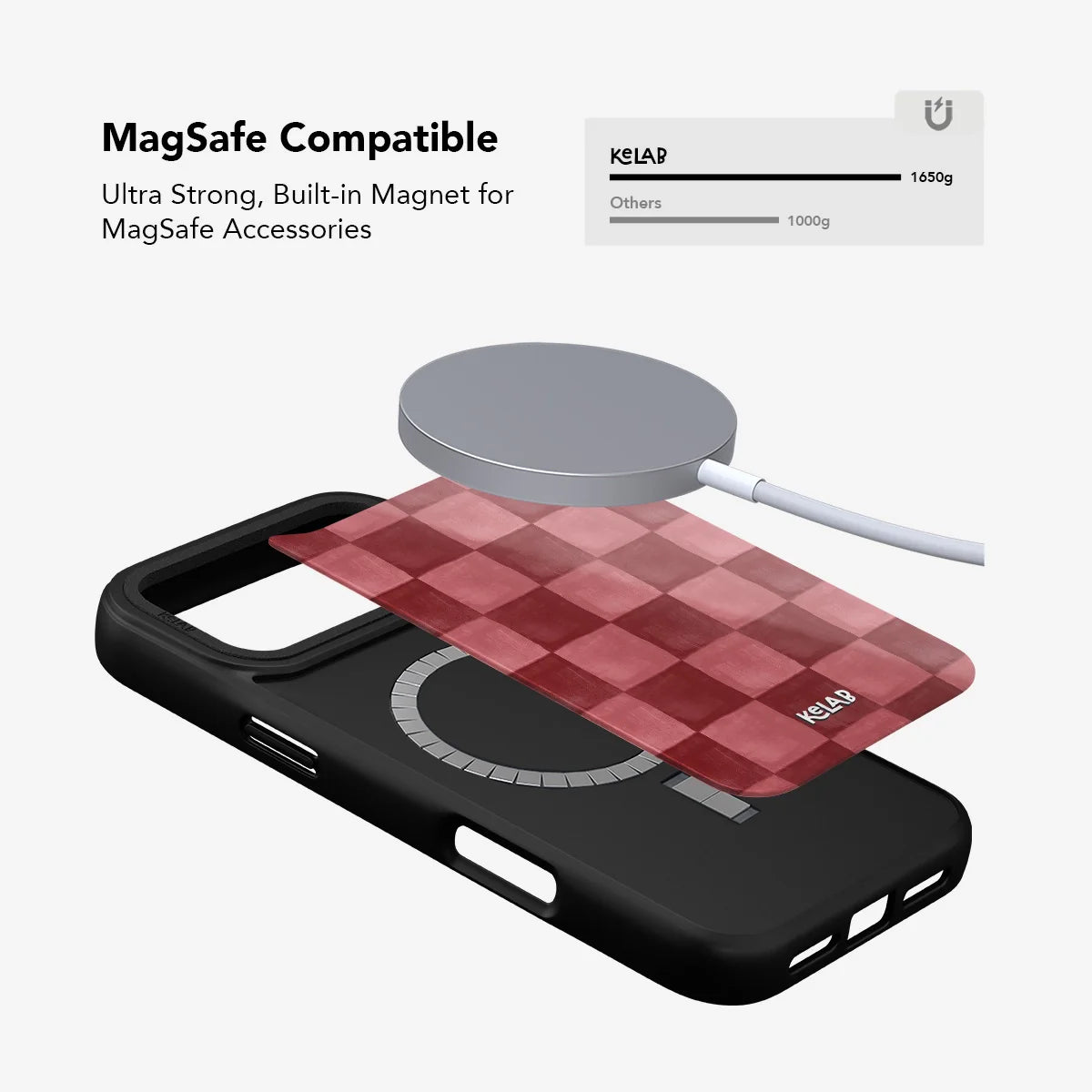 Canyon Clay | Red Checkered Phone Case