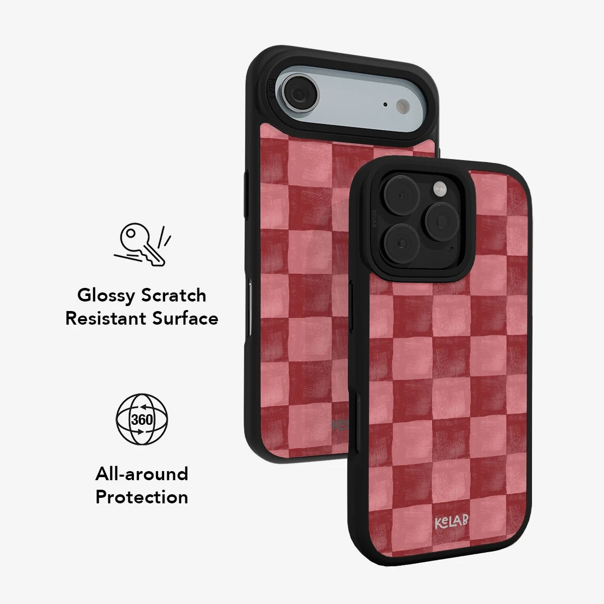 Canyon Clay | Red Checkered iPhone Case