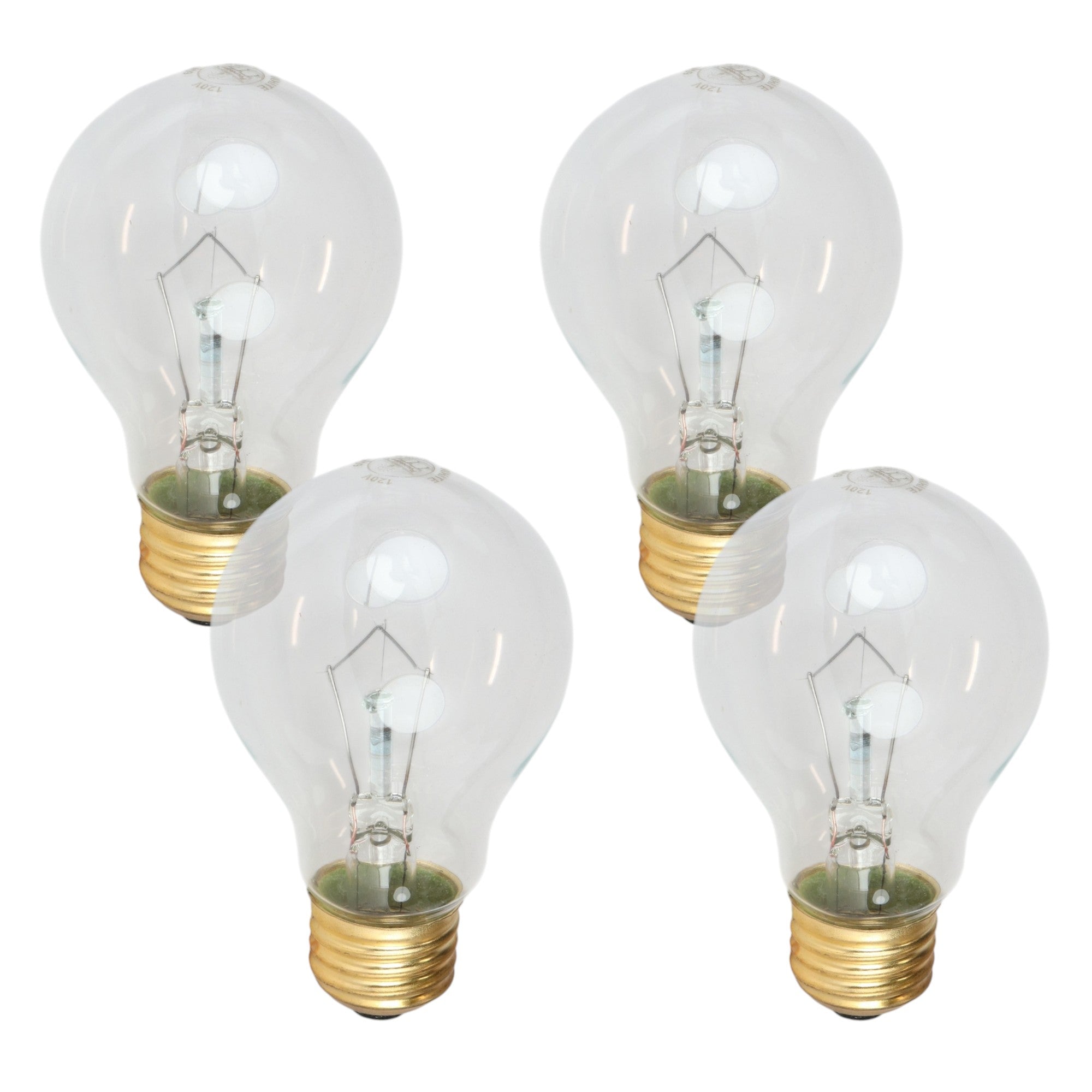 Anderic Foundation™ 60-Watt Incandescent Dimmable Light Bulb for Lighting - 2700K Soft White, E26 Medium Base - 4-Pack