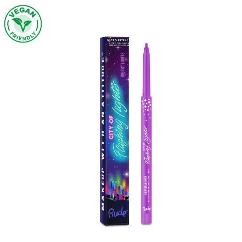 RUDE city of Flashing Lights Micro Retractable Liner(D0102H2B5DU)