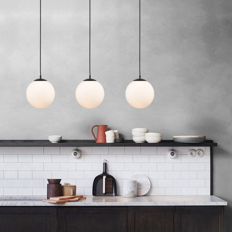 Surise Kitchen Island Globe Pendant Light