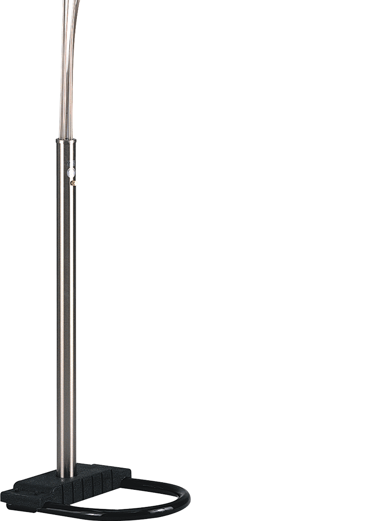 Sh Lighting 5 Adjustable Arm Arching Floor Lamp - Features A Dimmer Switch For Perfect Light Settings - 84&quot; Tall Great For Living Rooms, Bedrooms, Or Arching Over Couches (Silver)