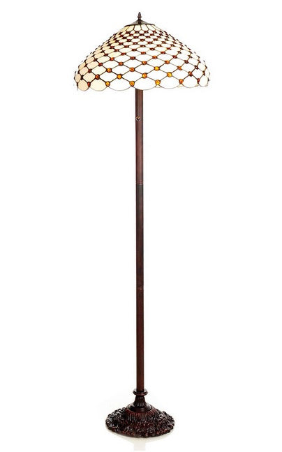 Whse Of Tiffany F18941 Tiffany-Style Jewel Floor Lamp