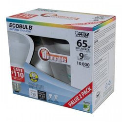 2 Pk Dimmable Natural Daylight 65 Watt Equivalent Cfl Bulb (pack of 6)(D0102HE9WMA.)