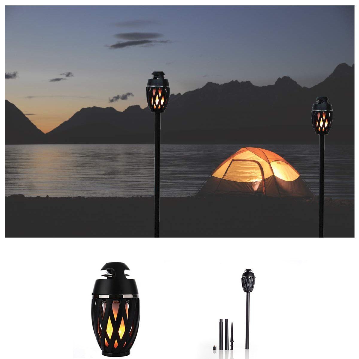 Tiki Tiki To To Outdoor LED Torch With Bluetooth Speaker(D0102HEY14V.)
