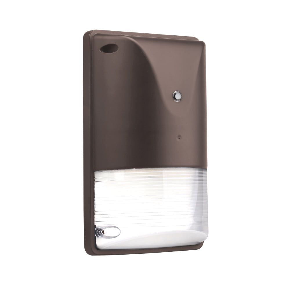 FLINT  LED Mini Wall Pack  20 Watt  2745 Lumens  5000K  100V-277V  Bronze Housing  IP65  UL & DLc Listed(D0102HgD3NY)
