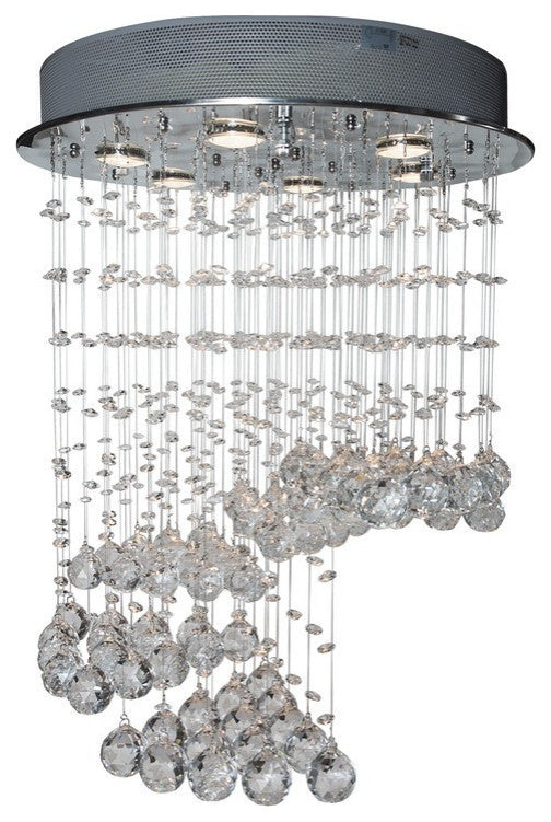 Finesse Decor grand crystal Waterfall, Small 6-Lights(D0102HgEN37)
