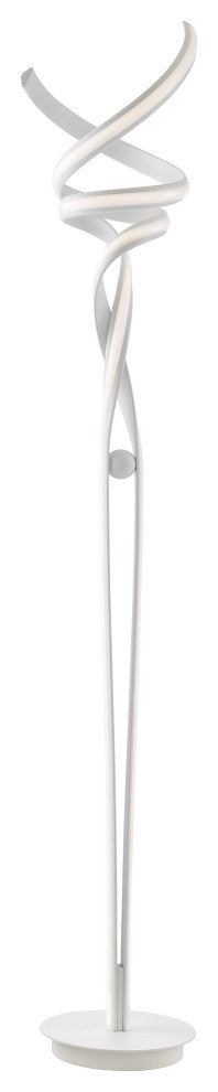 Finesse Decor Munich Led White 63&quot; Floor Lamp // Dimmable