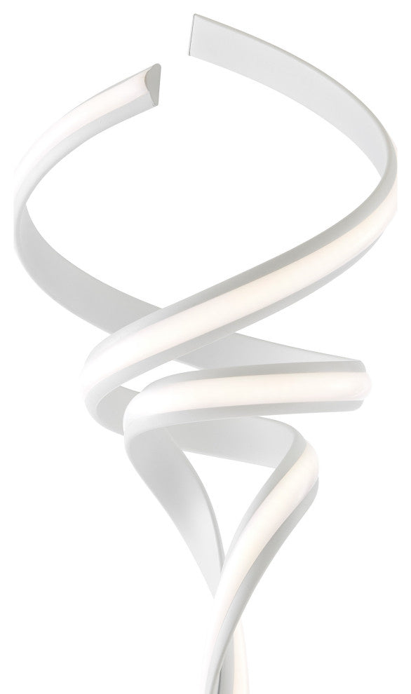 Finesse Decor Munich Led White 63&quot; Floor Lamp // Dimmable