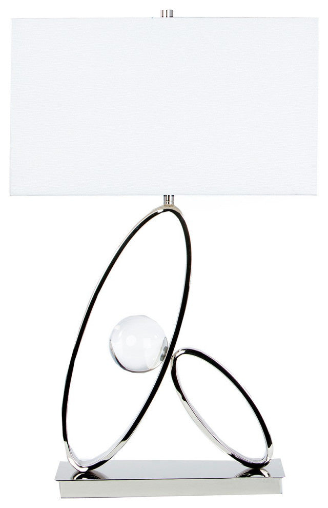 Finesse Decor Ovals In Crystal Table Lamp // 1 Light