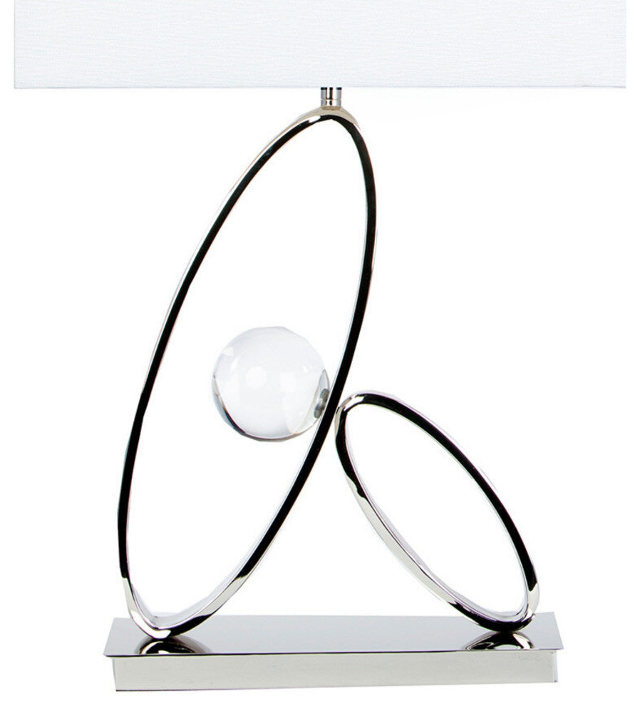 Finesse Decor Ovals In Crystal Table Lamp // 1 Light