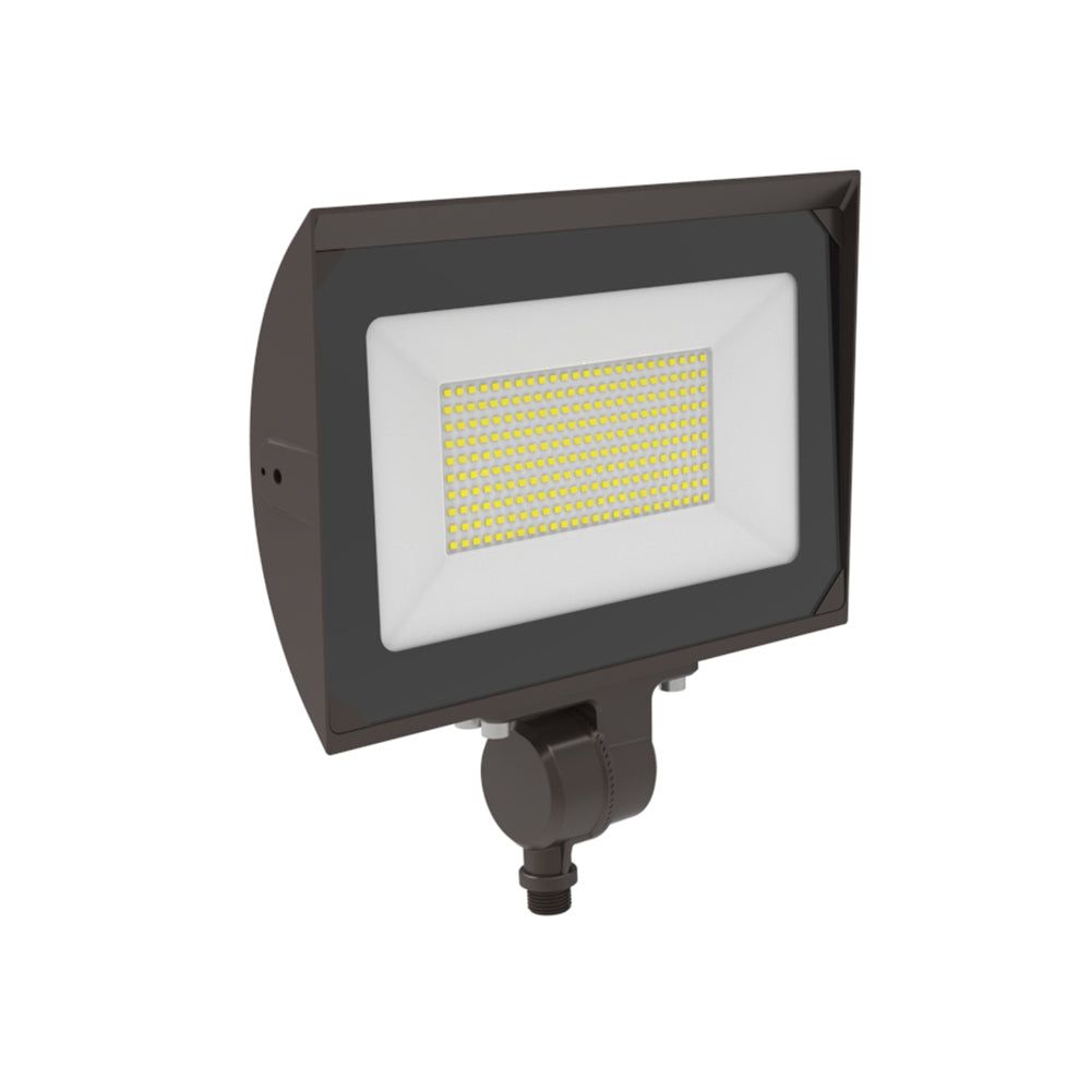 HILO  LED Flood Light  150 Watt  19950 Lumens  5000K  120-277V  Knuckle Mount  DOB  Bronze Housing  IP65  UL & DLc Listed(D0102H
