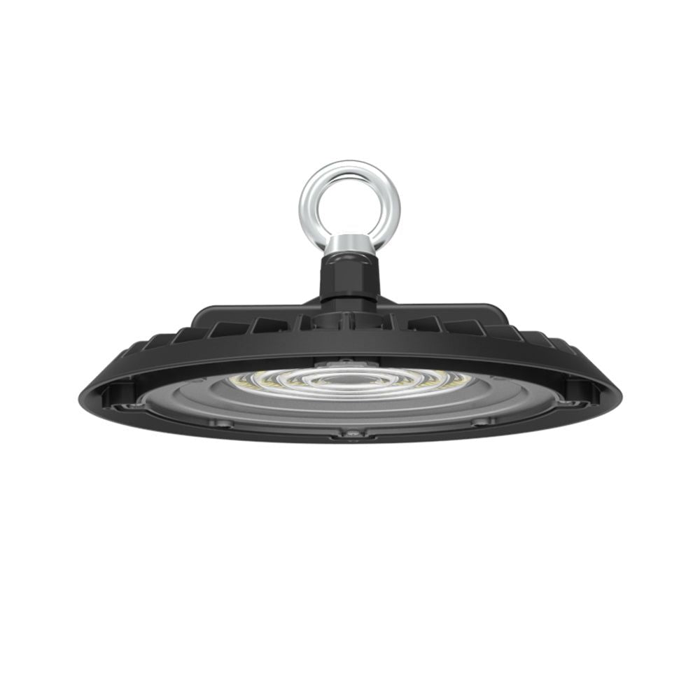 FEATHER  LED Round High Bay  80 Watt  8800-9200 Lumens  5000K  120V  DOB  Black Housing  IP65  UL Listed(D0102HgMHMU)