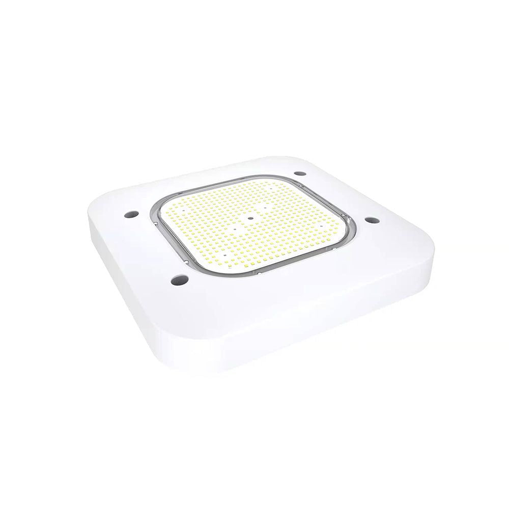 YALE 2nd gen  LED Petroleum canopy Light  150 Watt  22290 Lumens  5700K  120V-277V  White Housing  IP65  UL & DLc Listed(D0102Hg