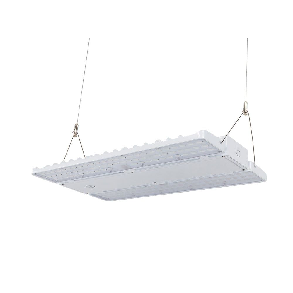 LOYA  LED Linear High Bay  Adj Watt 240W-270W-310W  36240-46810 Lumens  5000K  120V-277V  White Housing  UL & DLc Listed(D0102Hg