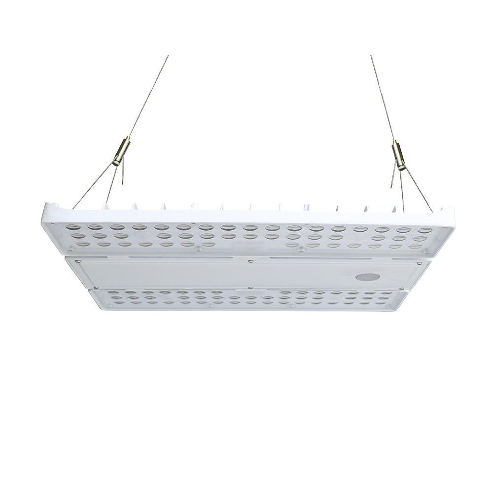 LOYA  LED Linear High Bay  Adj Watt 90W-105W-130W  19630Lm  5000K  120V-277V  White Housing  UL Listed(D0102HgMXEg)