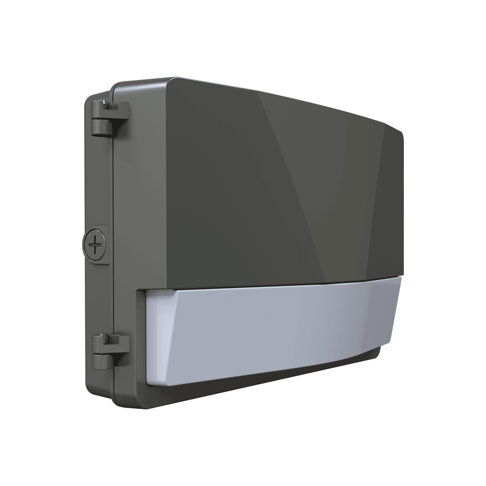 ZION  LED Semi cut-off Wall Pack  Adjustable Watt 120W100W80W  14400 Lumens  Adjustable ccT 3000K4000K5000K  120V-277V  Built In