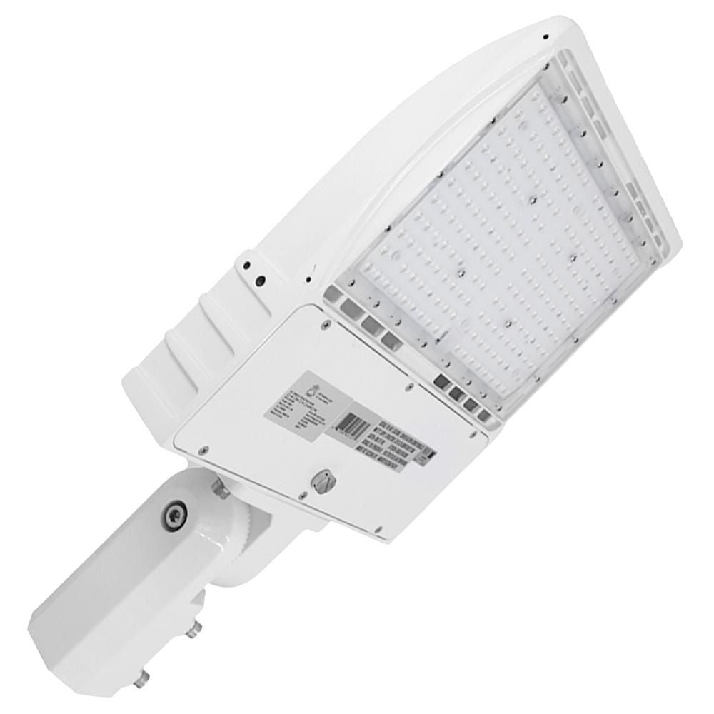 LED Area Light |150 Watt | 19800 Lumens | 5000k | Slip Fitter Mount | White Housing | i9 Series | Led Parking Lot Light | Led St