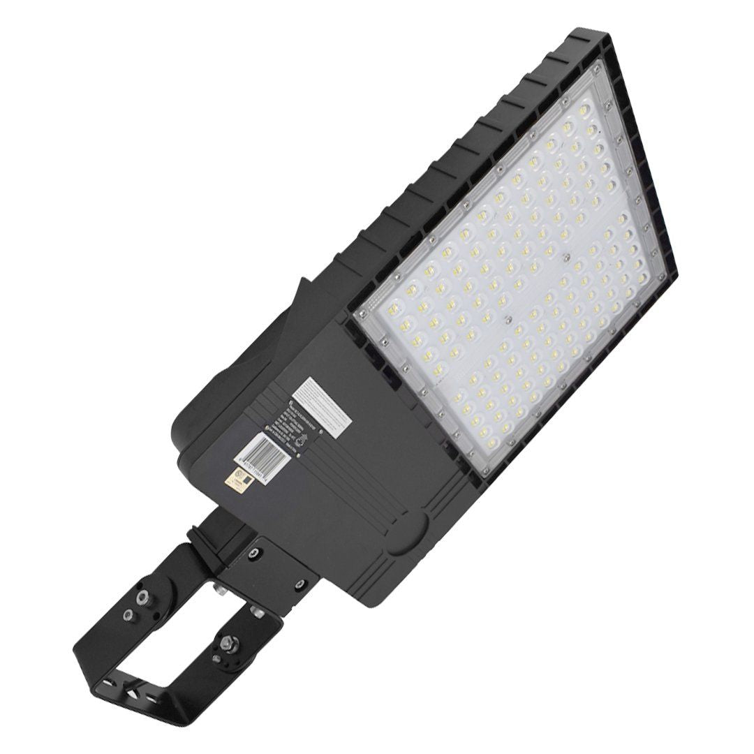 LED Area Light | 320 Watt | 42945 Lumens | 5000K | Yoke Mount | Black Housing | UL & DLC Listed | 5 Years Warranty | Led Parking