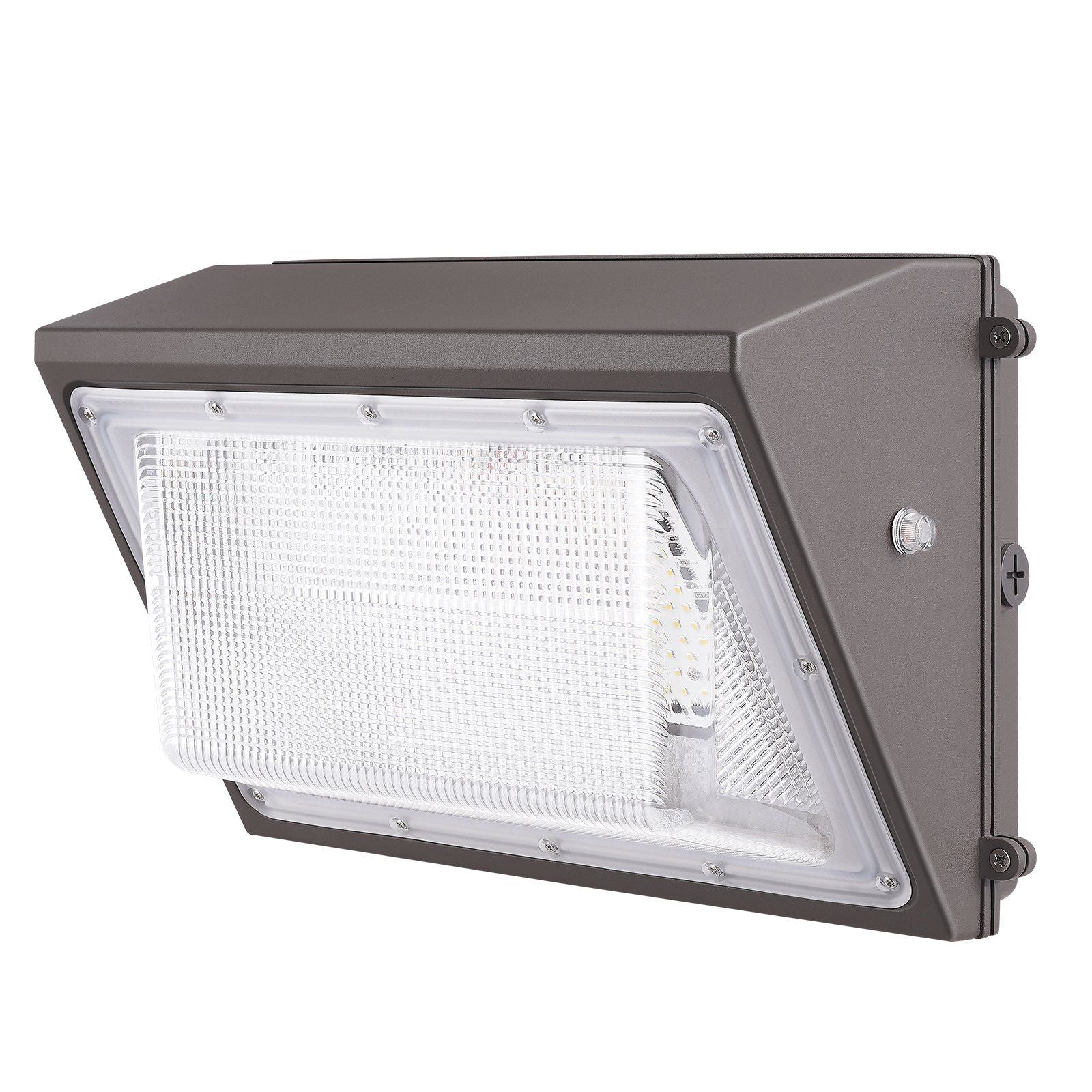 Vevor 4Pcs Led Wall Pack Lights, 120W 11000Lm, 5000K Commercial Outdoor Lights Security Lighting Fixture, With Intelligent Light Sensing 240 Led Beads Energy Saving For Garages Yards, Ip65 Waterproof