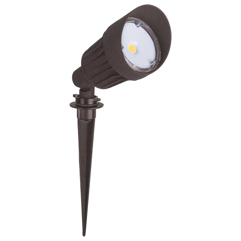 LED Landscaping Light | 10Watt | 800Lm | 3000K | Ground Stake Mount | Brown housing | Spot Light | Pack of 4(D0102HPYE0Y.)