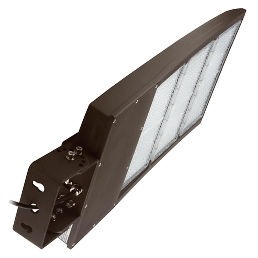 LED Area Light i10 | 450 Watt | 54000 Lumens | 5000K | Yoke Mount | Bronze Housing | UL & DLC Listed | Led Parking Lot Light | L