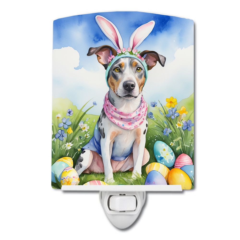 NEW Catahoula Easter Egg Hunt Ceramic Night Light Compact, UL-Certified, Ideal for Bedroom, Bathroom, Nursery, Hallway, Kitchen,