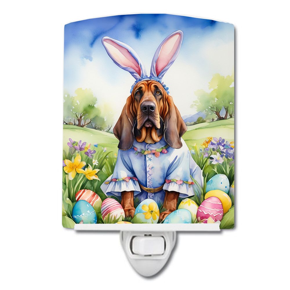NEW Bloodhound Easter Egg Hunt Ceramic Night Light Compact, UL-Certified, Ideal for Bedroom, Bathroom, Nursery, Hallway, Kitchen